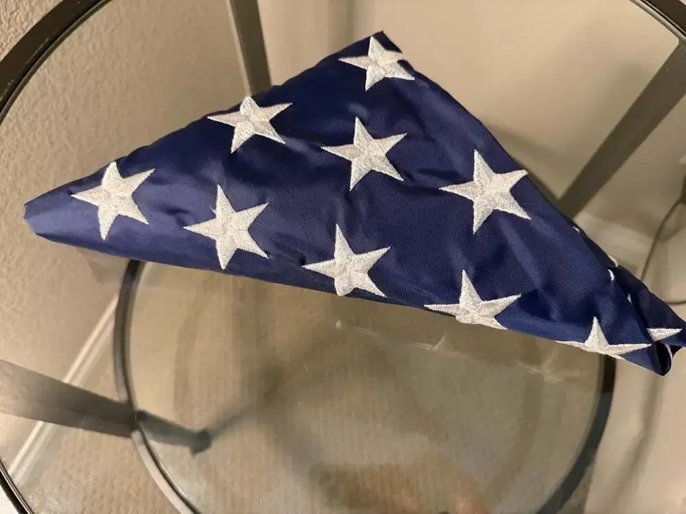 Never flown. Annin 100% Nylon American Flag U.S.A. Made